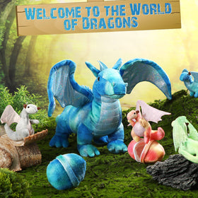 Deekin 4-inch baby dragon plush ideal as a gift for young dragon lovers.