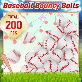 Deekin baseball bouncy ball in use during kids outdoor play.