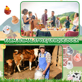 Deekin car decor ducks add playful accents to trips and events.