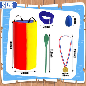 Deekin carnival cones and rings organize targets for fun obstacle play.