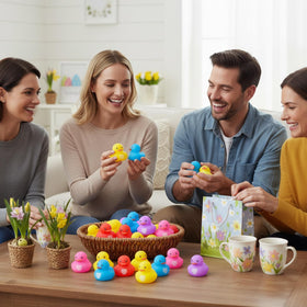 Deekin Christian gift ducks for birthdays, Easter baskets, church events.