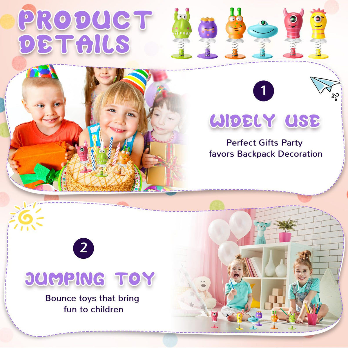 Deekin compact jumping toy is small and easy to carry during travel.