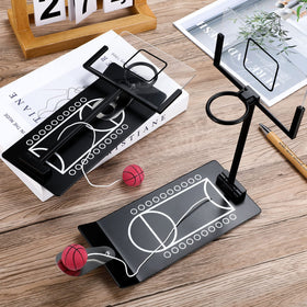 Deekin desktop basketball with metal base for stable play on the desk.