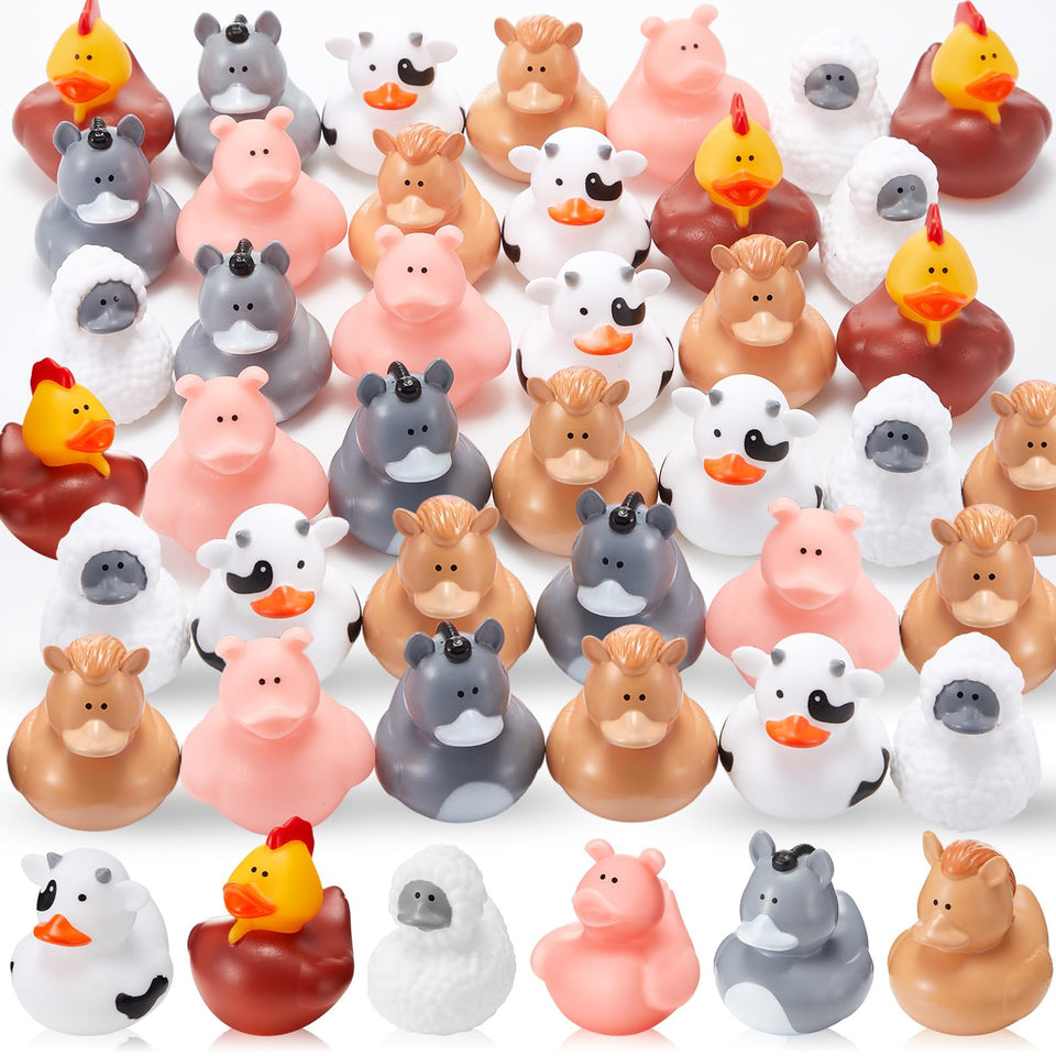 Deekin farm ducks 24-pack for party favors and decorations.