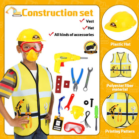 Deekin firefighter costume vest inspires brave pretend play and teamwork.