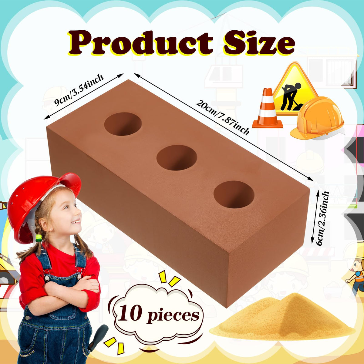 Deekin blocks in classroom, stacking for imagination and motor skills.