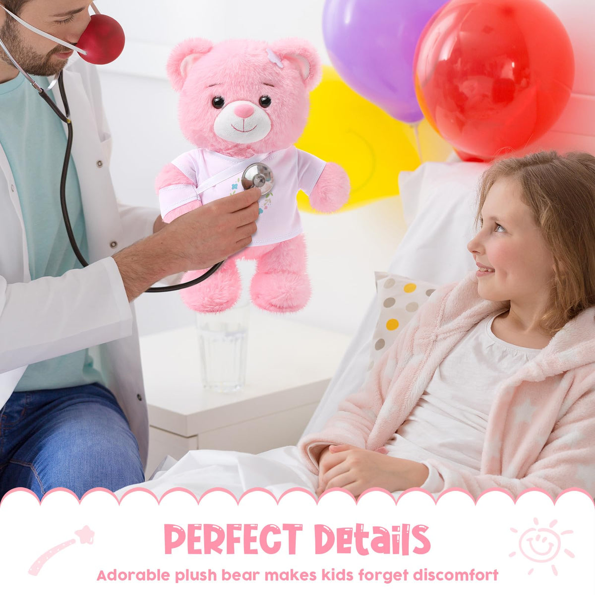 Deekin get well soon bear warm smile brightens resting days