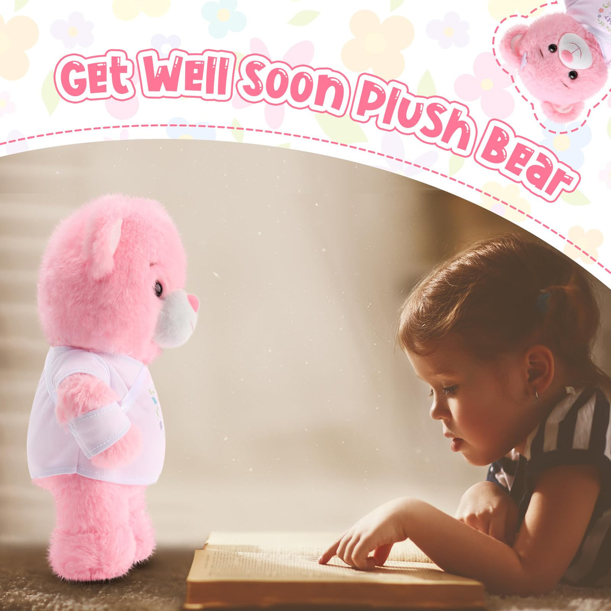 Deekin get well soon bear washable design stays fluffy after washing