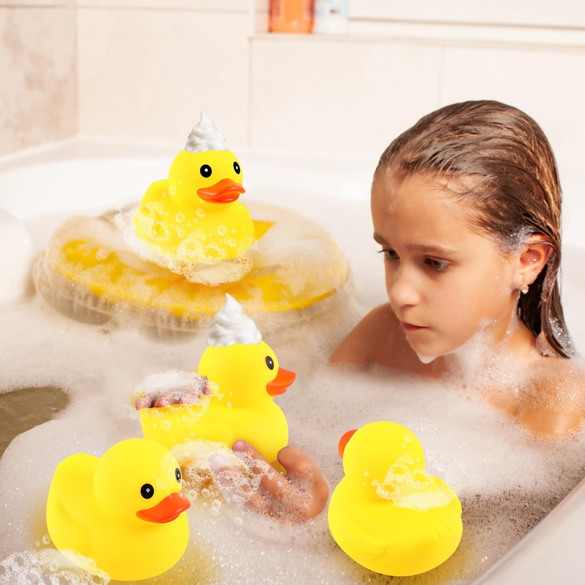 Gift-ready Deekin rubber ducks packaged for birthdays and holidays