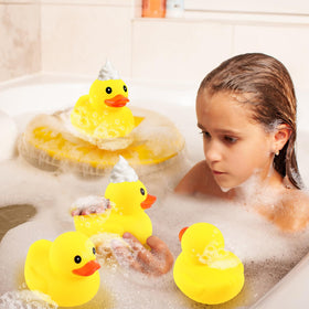 Gift-ready Deekin rubber ducks packaged for birthdays and holidays