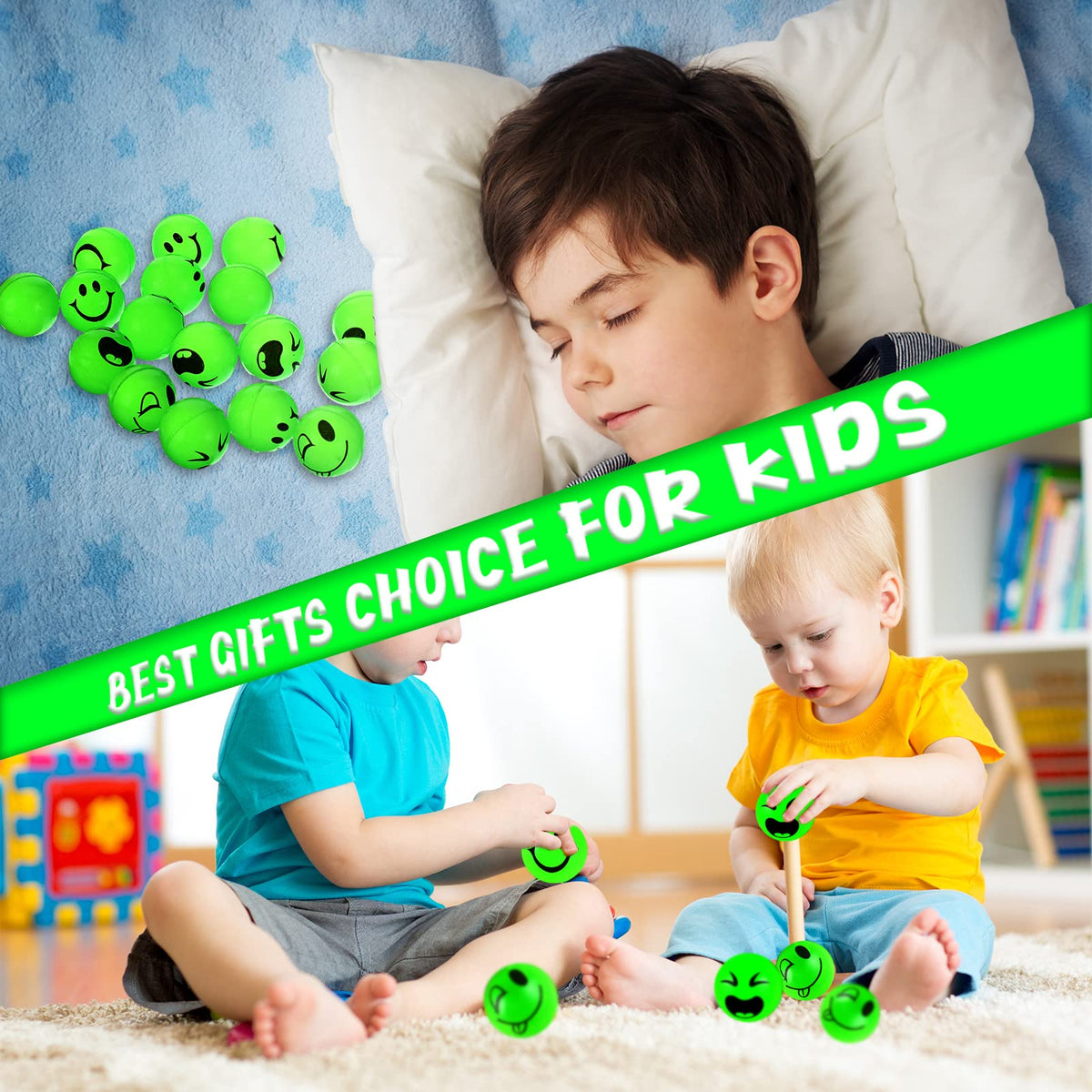 Deekin green glow ball ideal for kids' goody bags and favors