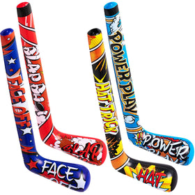 Deekin inflatable hockey sticks 32 inch design A add vibrant color to home party decor