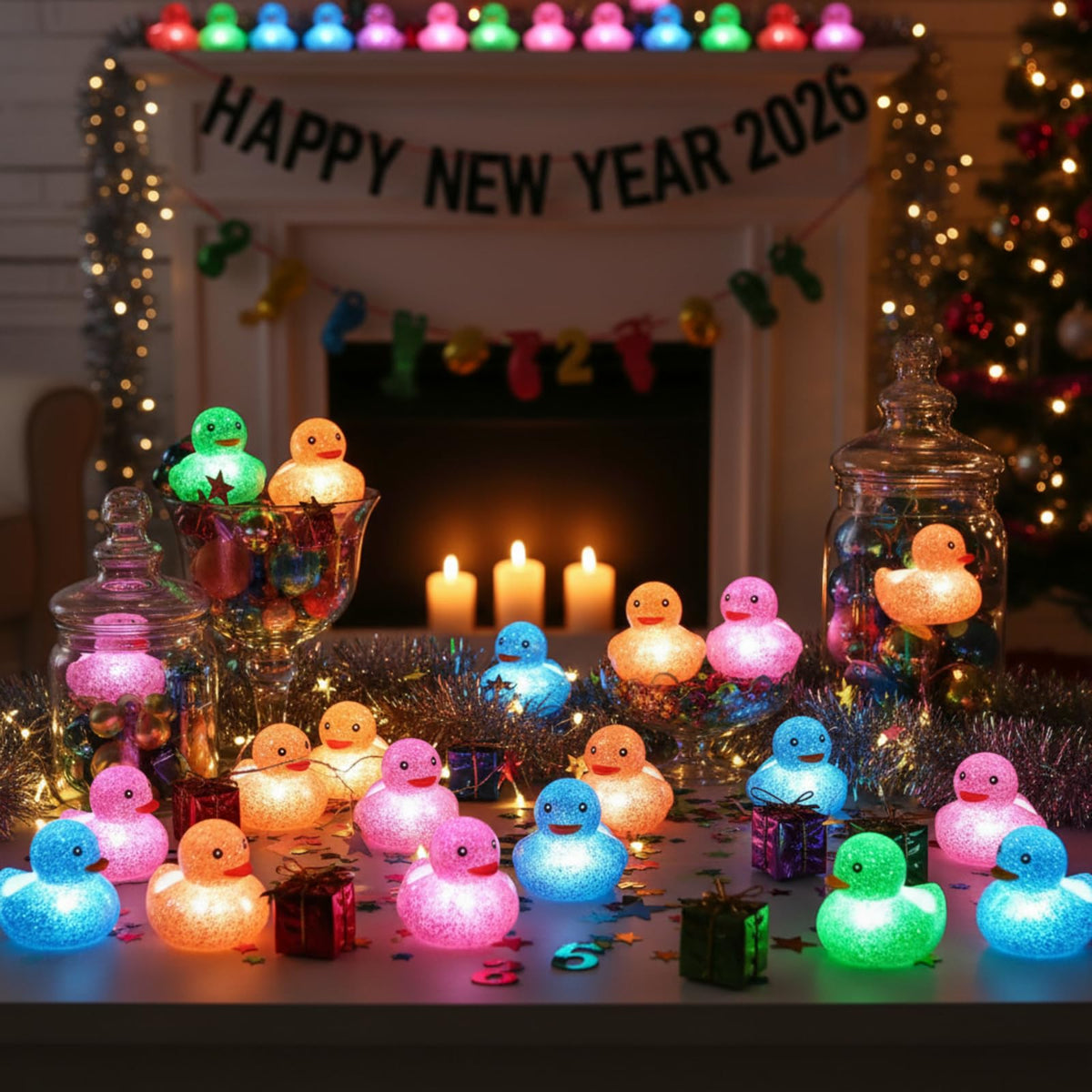 Deekin LED ducks as charming decorations for celebrations.