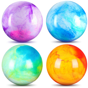 Deekin marbleized 15-inch bouncy ball with cloud design for outdoor family fun.