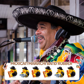 Deekin mariachi ducks car decor 2inch for on-the-road celebration.