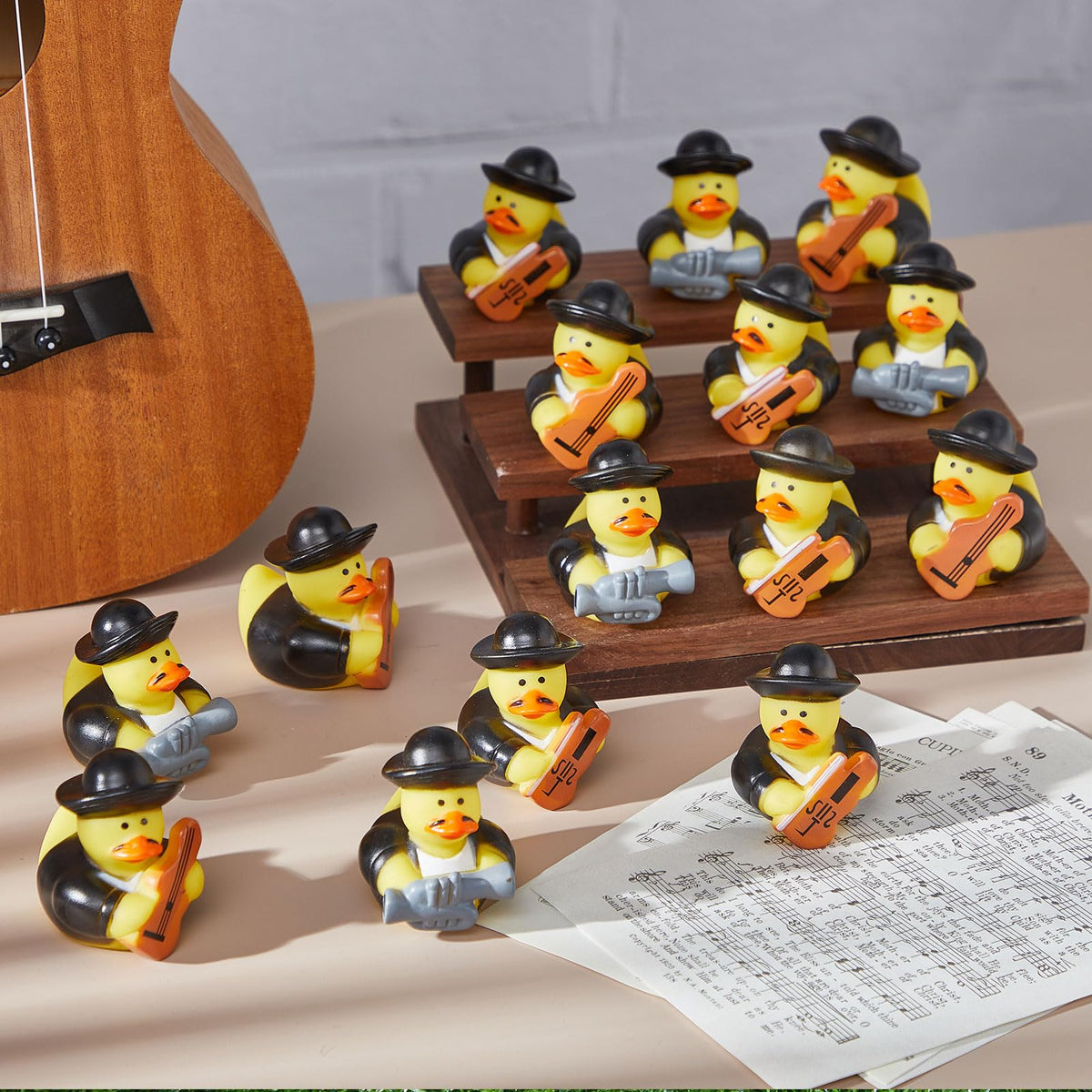 Deekin mariachi ducks guitar style 2inch adds carnival flair.