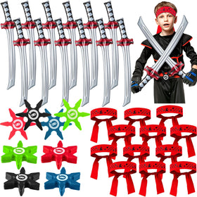 Deekin ninja throwing stars, 4-inch diameter, for safe, energetic play.