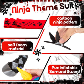 Deekin ninja theme supplies design, vibrant visuals for memorable celebrations.