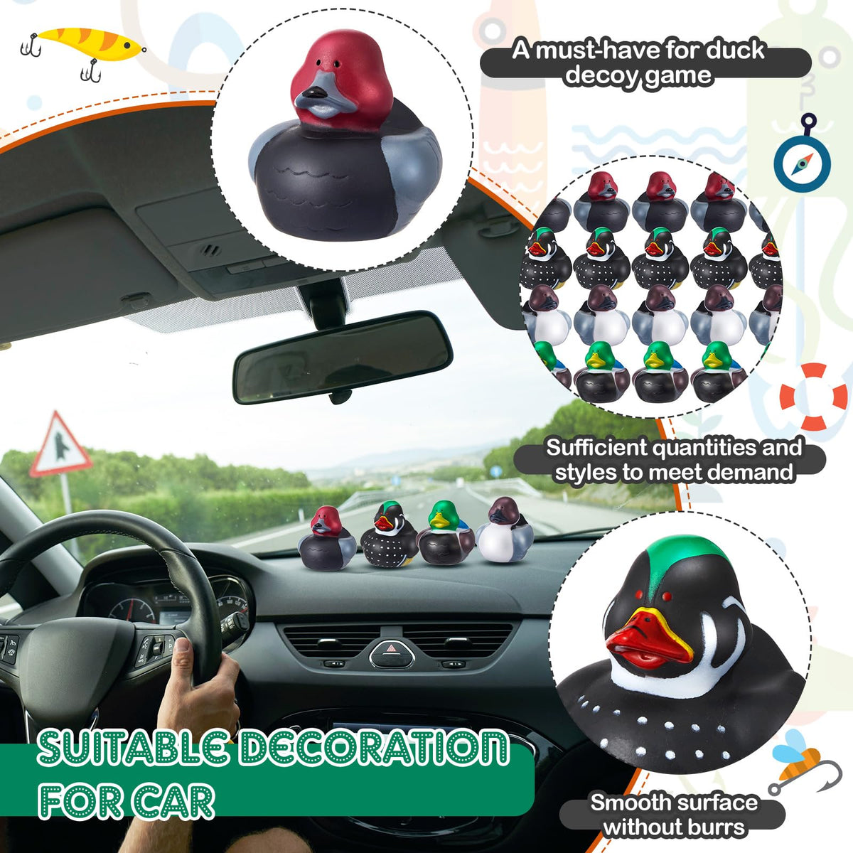 Deekin decoy ducks set – great for gifts or shower games.