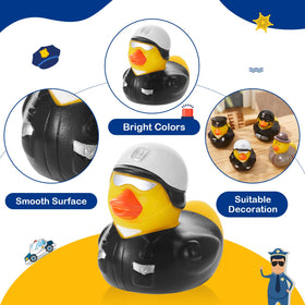 Deekin police duckies party favor set adds playful decor for birthdays and events.