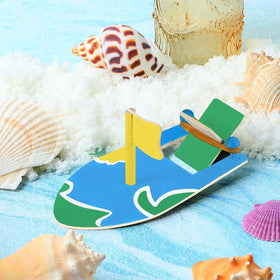 Deekin rain gutter regatta kit ready for classroom or party racing fun.