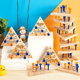 Deekin wooden triangle puzzle with smooth edges for safe family fun