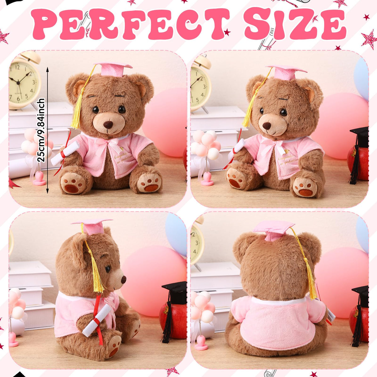Deekin plush bear texture close-up, showing soft, safe material for hugs.
