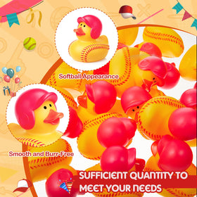 Deekin softball duck used as prizes or candy bag fillers.