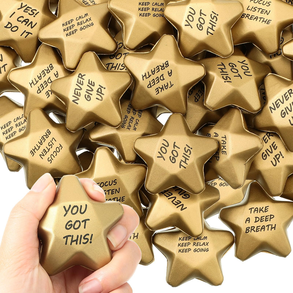 Deekin star stress ball 36-pack for quick relief at home or office.
