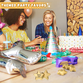 Deekin gold star stress balls for party favors or classroom rewards.