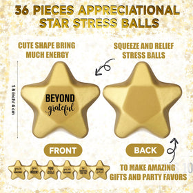 Deekin star stress balls party favors, fun and compact.