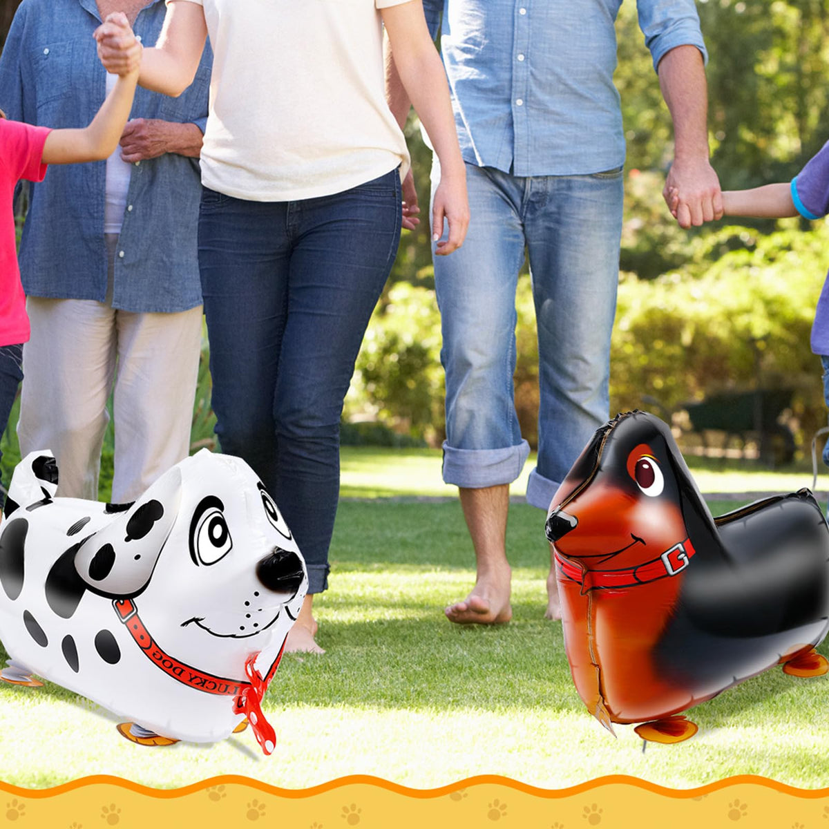 Deekin walking animal balloons ofrecen opciones de decoración versátiles y reutilizables para fiestas.