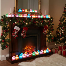Deekin water-safe LED ducks suitable for cruises and poolside displays