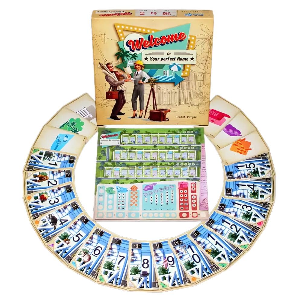 Neighborhood artwork from Welcome To 2nd Edition illustrating estates and planning themes