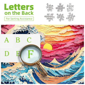 Deepcom premium-thick-board puzzle ensures snug fits and flat edges for display-ready results.