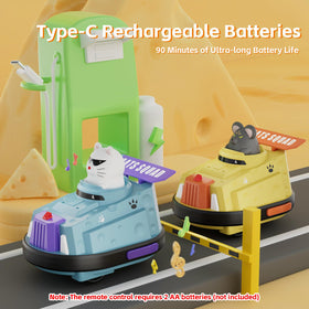 Deependo rechargeable bumper cars offering up to 90 minutes of play per charge.