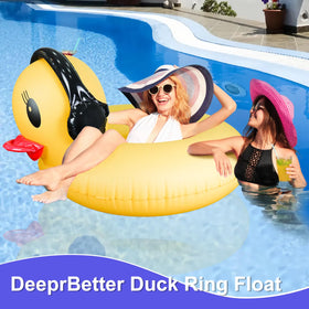 DeeprBetter thick 0.3mm PVC duck float with reinforced seams for durability