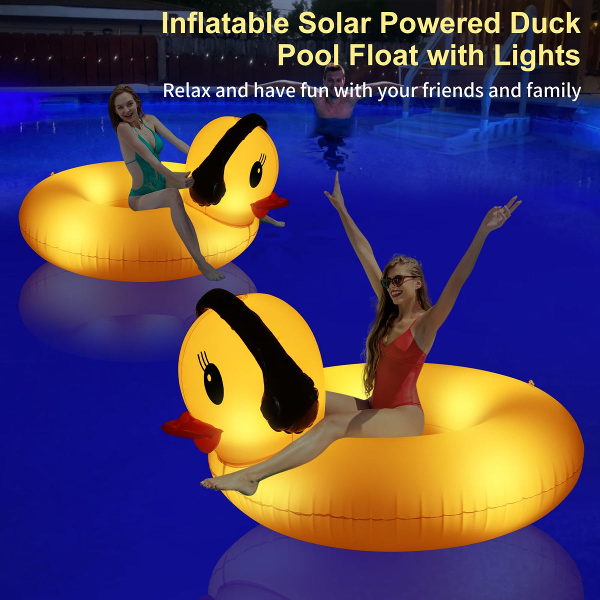 DeeprBetter 42-inch duck float with fast valve for quick setup