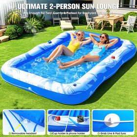DeeprBetter float with spill-proof cup holder and phone holder for convenience