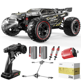 DEERC 209E brushless motor powers fast acceleration and precise throttle