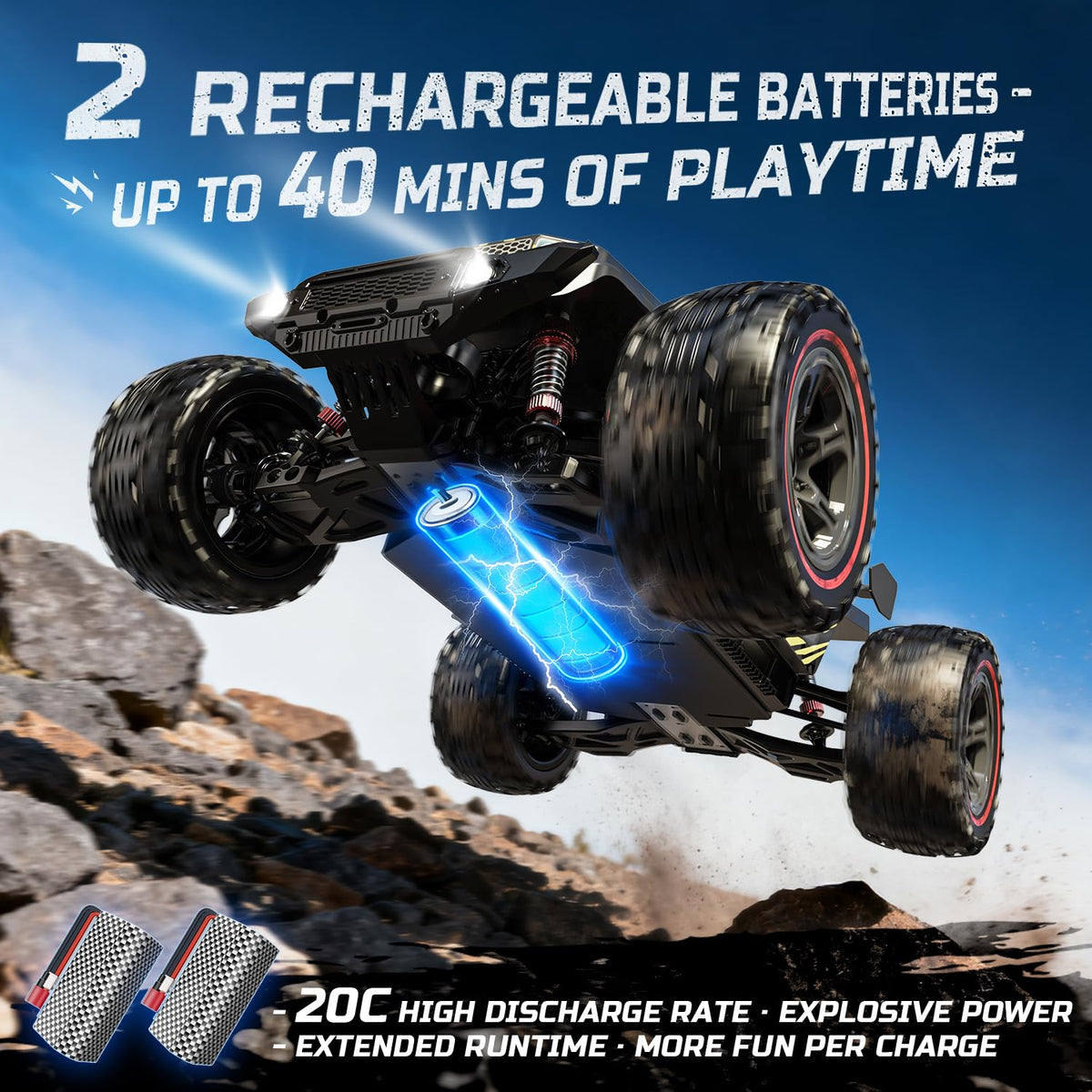 DEERC 209E metal drive train for durable power transfer