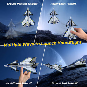 DEERC 4CH brushless motors deliver strong thrust and smooth control
