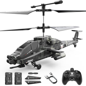 DEERC Apache design front view showing realism and appeal for indoor flight