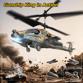 DEERC Apache in indoor flight with altitude hold for stable hover