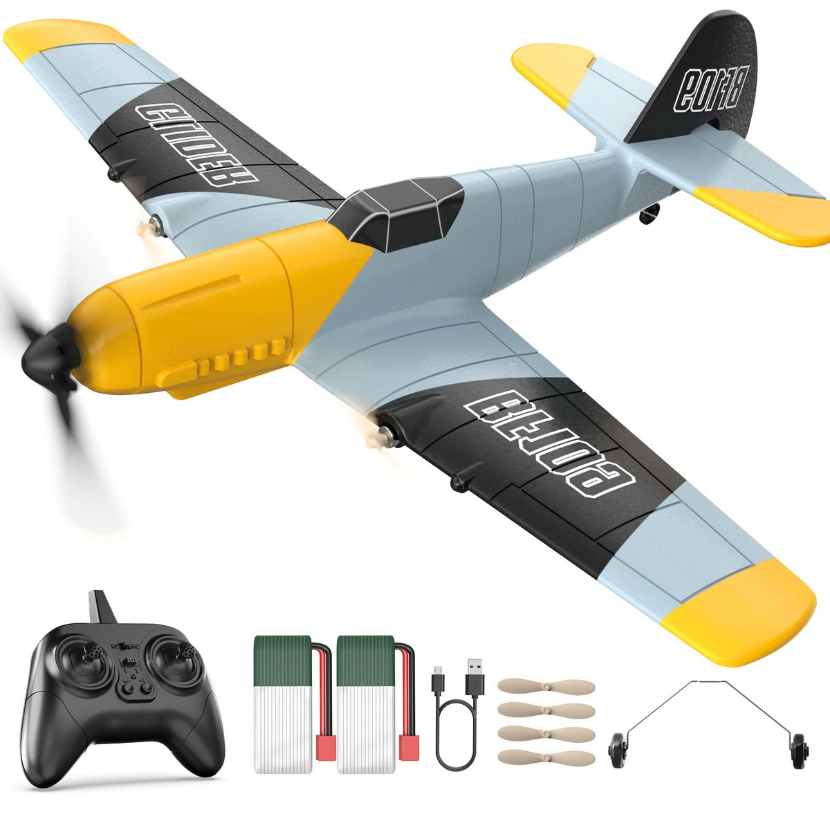 DEERC BF-109 stability gyro enables steady flight for beginners.