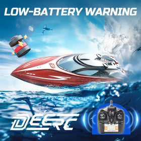 DEERC H120 remote control 2.4GHz enables precise steering.