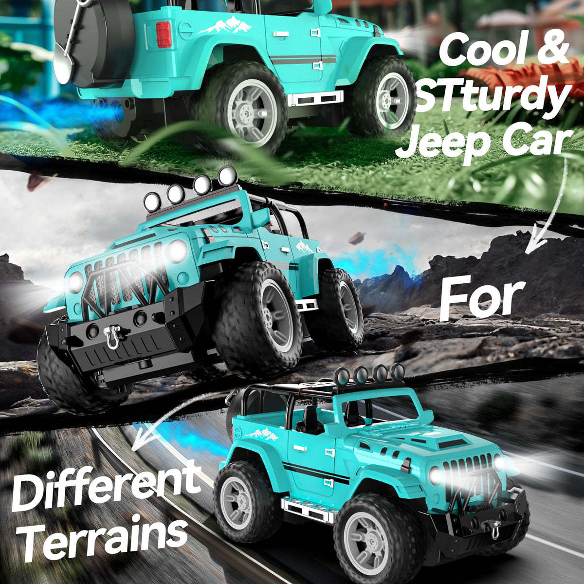 DEERC RC car includes two rechargeable batteries for longer sessions