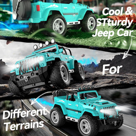 DEERC RC car includes two rechargeable batteries for longer sessions