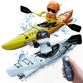 DEERC RC Kayak ideal kid friendly summer gift for aquatic adventures