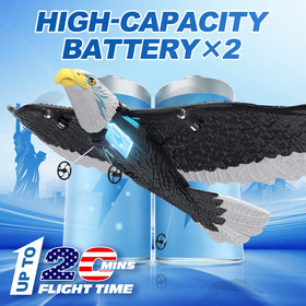 DEERC RC Plane features an EPP body for lightweight durability and easy maintenance.